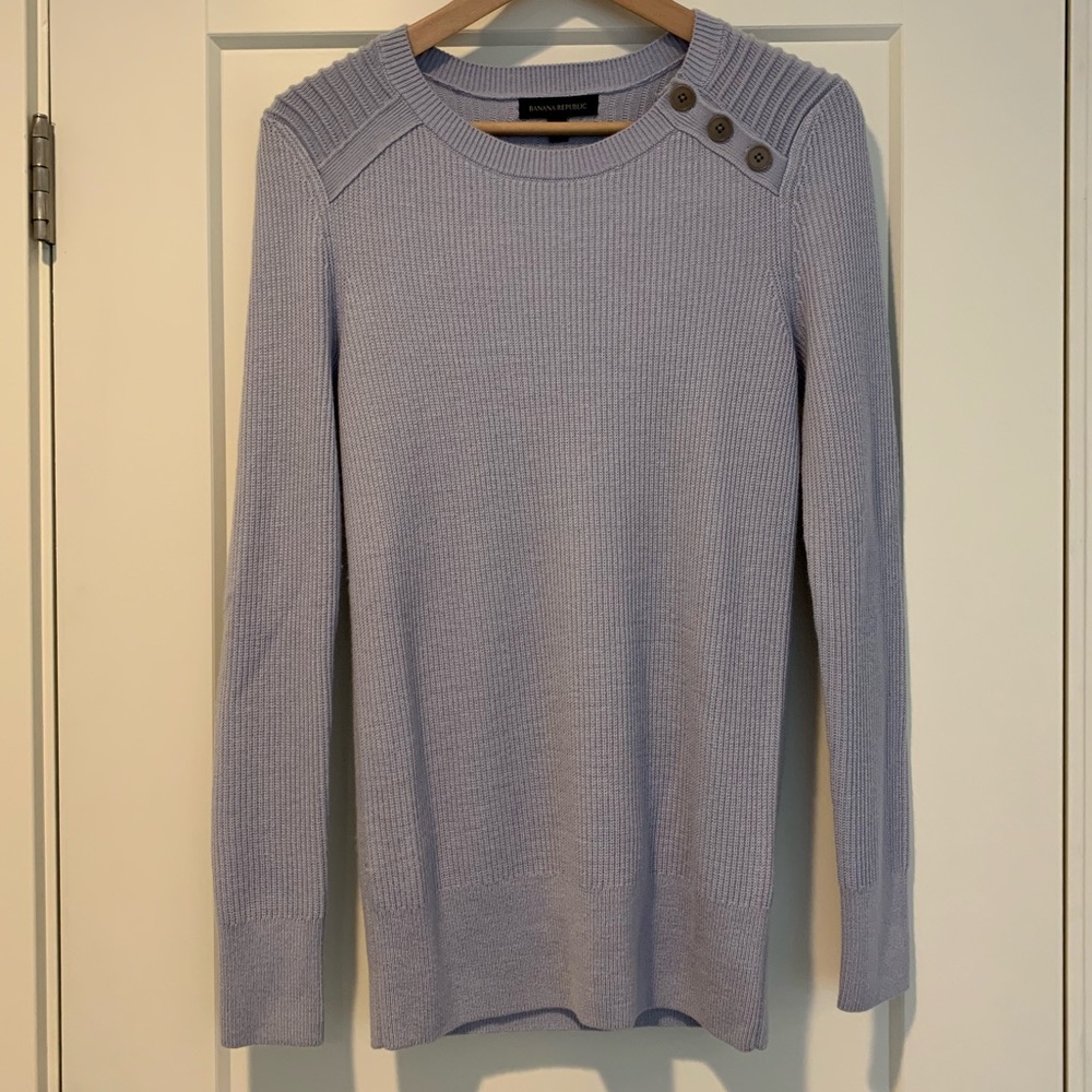 *New* Cozy Light Blue Banana Republic Sweater NWT